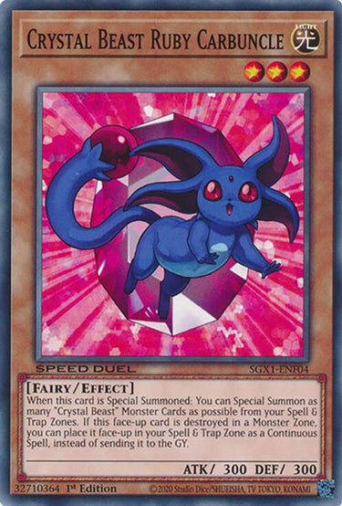 Crystal Beast Ruby Carbuncle | SGX1-ENF04